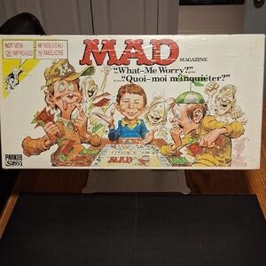 MAD Magazine Board Game by Parker - Vintage 1988 Edition